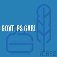 Govt. Ps Gari Primary School Logo