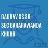 Gaurav Ss Sr Sec Baharawanda Khurd Senior Secondary School Logo