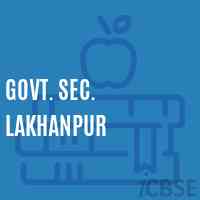 Govt. Sec. Lakhanpur Secondary School Logo