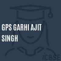 Gps Garhi Ajit Singh Primary School Logo
