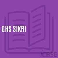 Ghs Sikri Secondary School Logo