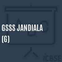 Gsss Jandiala (G) High School Logo