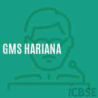 Gms Hariana Middle School Logo