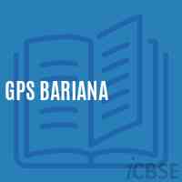 Gps Bariana Primary School Logo