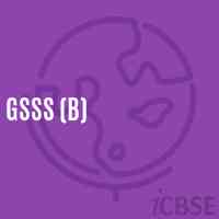 Gsss (B) High School Logo