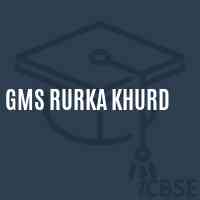 Gms Rurka Khurd Middle School Logo