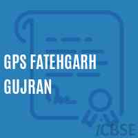 Gps Fatehgarh Gujran Primary School Logo