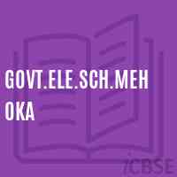 Govt.Ele.Sch.Mehoka Primary School Logo