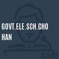 Govt.Ele.Sch.Chohan Primary School Logo
