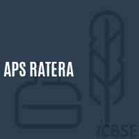 Aps Ratera Primary School Logo