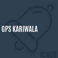 Gps Kariwala Primary School Logo