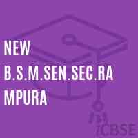 New B.S.M.Sen.Sec.Rampura Senior Secondary School Logo