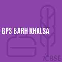 Gps Barh Khalsa Primary School Logo