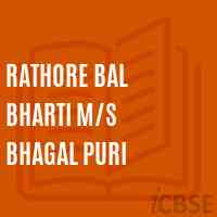 Rathore Bal Bharti M/s Bhagal Puri Middle School Logo