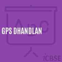 Gps Dhandlan Primary School Logo