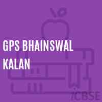 Gps Bhainswal Kalan Primary School Logo