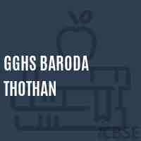 Gghs Baroda Thothan Secondary School Logo