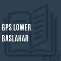 Gps Lower Baslahar Primary School Logo