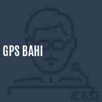 Gps Bahi Primary School Logo