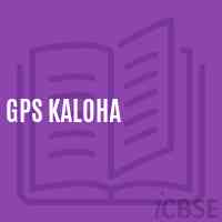 Gps Kaloha Primary School Logo