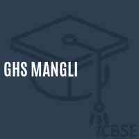 Ghs Mangli Secondary School Logo