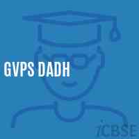 Gvps Dadh Secondary School Logo