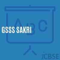 Gsss Sakri High School Logo
