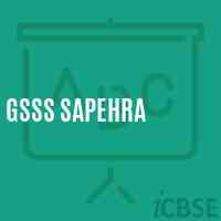 Gsss Sapehra High School Logo