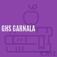 Ghs Garnala Secondary School Logo