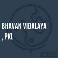 Bhavan Vidalaya , Pkl Senior Secondary School Logo