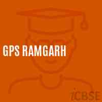 Gps Ramgarh Primary School Logo