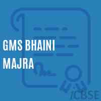 Gms Bhaini Majra Middle School Logo