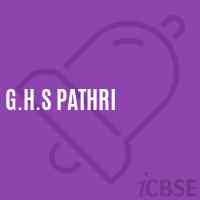 G.H.S Pathri Secondary School Logo