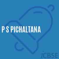 P S Pichaltana Primary School Logo