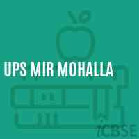 Ups Mir Mohalla Middle School Logo