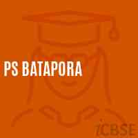 Ps Batapora Primary School Logo
