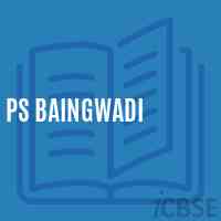Ps Baingwadi Primary School Logo