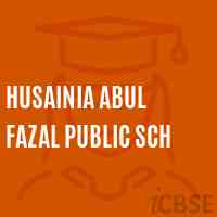 Husainia Abul Fazal Public Sch Primary School Logo