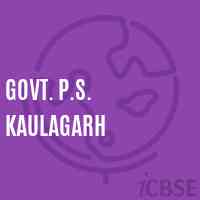 Govt. P.S. Kaulagarh Primary School Logo