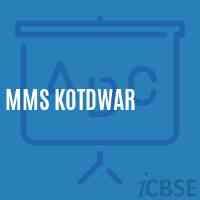 Mms Kotdwar Primary School Logo