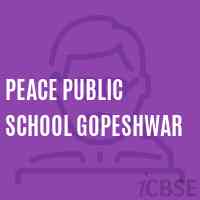 Peace Public School Gopeshwar Logo