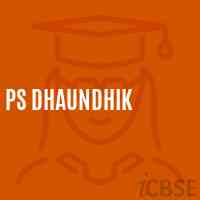 Ps Dhaundhik Primary School Logo