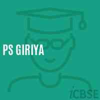 Ps Giriya Primary School Logo