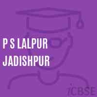 P S Lalpur Jadishpur Primary School Logo