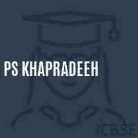 Ps Khapradeeh Primary School Logo