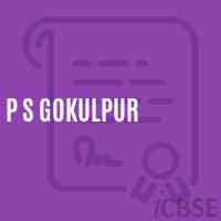 P S Gokulpur Primary School Logo