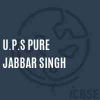 U.P.S Pure Jabbar Singh Middle School Logo