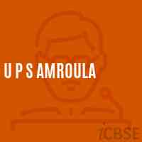 U P S Amroula Middle School Logo