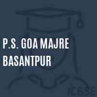 P.S. Goa Majre Basantpur Primary School Logo