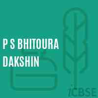 P S Bhitoura Dakshin Primary School Logo